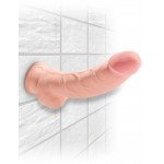 Суперреалистичный упругий и гибкий фаллоимитатор c присоской и мошонкой King Cock Plus 8 Суперреалистичный упругий и гибкий фаллоимитатор c присоской и мошонкой King Cock Plus 8