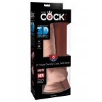 Суперреалистичный упругий и гибкий фаллоимитатор c присоской и мошонкой King Cock Plus 8 Суперреалистичный упругий и гибкий фаллоимитатор c присоской и мошонкой King Cock Plus 8
