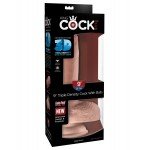 Суперреалистичный упругий и гибкий фаллоимитатор с мошонкой на присоске King Cock Plus 9 Суперреалистичный упругий и гибкий фаллоимитатор с мошонкой на присоске King Cock Plus 9
