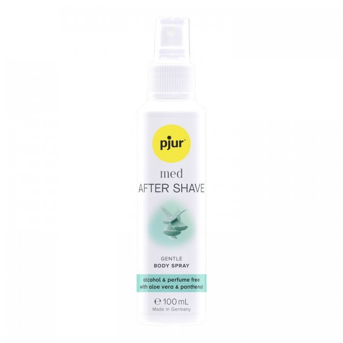 Питательный спрей после бритья Pjur Med After Shave с алоэ вера и провитамином B5 - 100 мл Питательный спрей после бритья Pjur Med After Shave с алоэ вера и провитамином B5 - 100 мл
