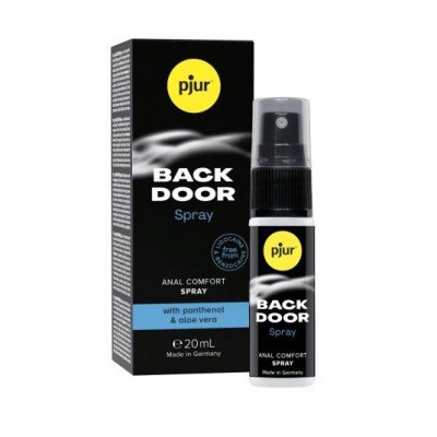 Расслабляющий анальный спрей с пантенолом и алоэ Pjur Back Door Spray для анального секса и фистинга - 20 мл
