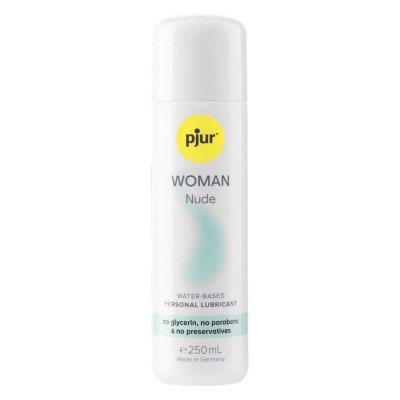 Женская бережная смазка-лубрикант на водной основе Pjur Woman Nude - 250 мл