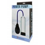 Вакуумная мужская помпа для тренировок пениса с автоматическим насосом Erozon Automatic Penis Pump - прозрачная - 24,5 см