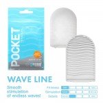 Карманный мастурбатор Tenga Pocket Wave Line с нежной стимуляцией бесконечными волнами Карманный мастурбатор Tenga Pocket Wave Line с нежной стимуляцией бесконечными волнами