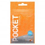 Карманный мастурбатор Tenga Pocket Hexa-Brick с интенсивной стимуляцией шестиугольными сотами Карманный мастурбатор Tenga Pocket Hexa-Brick с интенсивной стимуляцией шестиугольными сотами