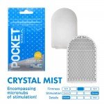 Карманный мастурбатор Tenga Pocket Crystal Mist с чувственной стимуляцией микроуголками кристалликов Карманный мастурбатор Tenga Pocket Crystal Mist с чувственной стимуляцией микроуголками кристалликов