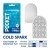Карманный мастурбатор Tenga Pocket Cold Spark с умеренной стимуляцией бусинами и охлаждающим эффектом