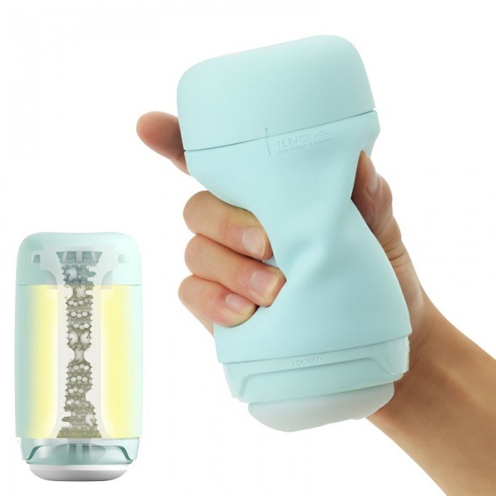 Ультрамягкий и шелковистый многоразовый мастурбатор Tenga Puffy Mint Green с регулировкой давления - мятно-зелёный - 16,5 см Ультрамягкий и шелковистый многоразовый мастурбатор Tenga Puffy Mint Green с регулировкой давления - мятно-зелёный - 16,5 см