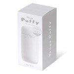 Ультрамягкий и шелковистый многоразовый мастурбатор Tenga Puffy Sugar White с регулировкой давления - белый - 16,5 см