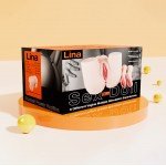 Мастурбатор Lina полуторс-тренажёр выносливости с 3 сменными вагинальными каналами и анальным отверстием - телесный Мастурбатор Lina полуторс-тренажёр выносливости с 3 сменными вагинальными каналами и анальным отверстием - телесный