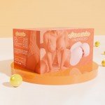 Компактный мастурбатор вагина-анус Amanda с реалистичными каналами удовольствия - телесный