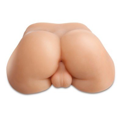 Мегамастурбатор Fuck My Tight Ass в виде упругой мужской попки с яичками - телесный