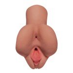 Мастурбатор вагина и анус PDX Plus+ из суперреалистичного материала Fanta Flesh - загорелый Мастурбатор вагина и анус PDX Plus+ из суперреалистичного материала Fanta Flesh - загорелый