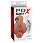 Мастурбатор вагина и анус PDX Plus+ из суперреалистичного материала Fanta Flesh - загорелый Мастурбатор вагина и анус PDX Plus+ из суперреалистичного материала Fanta Flesh - загорелый