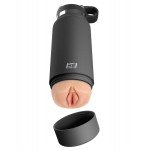 Мастурбатор-вагина FUCK FLASK в стиле серой бутылки для воды - телесный - 23,8 см Мастурбатор-вагина FUCK FLASK в стиле серой бутылки для воды - телесный - 23,8 см