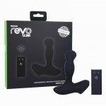 Вибромассажер простаты с вращающейся головкой и пультом ДУ Nexus Revo Slim - чёрный - 12,7 см Вибромассажер простаты с вращающейся головкой и пультом ДУ Nexus Revo Slim - чёрный - 12,7 см