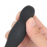 Вибромассажер простаты с вращающейся головкой и пультом ДУ Nexus Revo Slim - чёрный - 12,7 см Вибромассажер простаты с вращающейся головкой и пультом ДУ Nexus Revo Slim - чёрный - 12,7 см