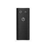 Вибромассажер простаты с вращающейся головкой и пультом ДУ Nexus Revo Stealth Improved - чёрный - 14,5 см