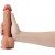 Перезаряжаемый реалистичный вибратор на присоске REAL Vibrating Dildo с беспроводным пультом ДУ - телесный - 21 см