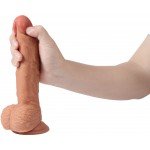 Перезаряжаемый реалистичный вибратор на присоске REAL Vibrating Dildo с беспроводным пультом ДУ - телесный - 21 см Перезаряжаемый реалистичный вибратор на присоске REAL Vibrating Dildo с беспроводным пультом ДУ - телесный - 21 см