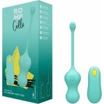 Вибро-стимулятор для зоны G с дистанционным управлением Romp Cello - бирюзовый