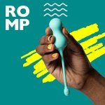 Вибро-стимулятор для зоны G с дистанционным управлением Romp Cello - бирюзовый