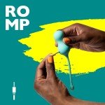 Вибро-стимулятор для зоны G с дистанционным управлением Romp Cello - бирюзовый