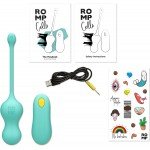 Вибро-стимулятор для зоны G с дистанционным управлением Romp Cello - бирюзовый