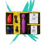 Набор для пары Romp Pleasure Kit: вибромассажер Flip, вакуумный стимулятор Free, эрекционное виброкольцо Juke