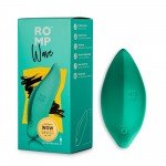 Компактный клиторальный вибростимулятор анатомической формы Romp Wave - мятный - 11 см Компактный клиторальный вибростимулятор анатомической формы Romp Wave - мятный - 11 см