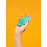 Компактный клиторальный вибростимулятор анатомической формы Romp Wave - мятный - 11 см Компактный клиторальный вибростимулятор анатомической формы Romp Wave - мятный - 11 см