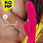 Вибратор-кролик с рельефными ребрами и клиторальным отростком Romp Jazz - розовый - 21 см Вибратор-кролик с рельефными ребрами и клиторальным отростком Romp Jazz - розовый - 21 см