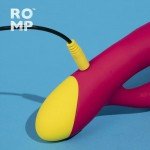 Вибратор-кролик с рельефными ребрами и клиторальным отростком Romp Jazz - розовый - 21 см Вибратор-кролик с рельефными ребрами и клиторальным отростком Romp Jazz - розовый - 21 см