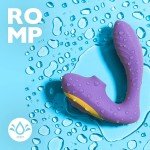 Вакуумно-волновой стимулятор клитора с гибким вагинальным вибратором Romp Reverb - сиреневый Вакуумно-волновой стимулятор клитора с гибким вагинальным вибратором Romp Reverb - сиреневый