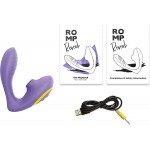 Вакуумно-волновой стимулятор клитора с гибким вагинальным вибратором Romp Reverb - сиреневый Вакуумно-волновой стимулятор клитора с гибким вагинальным вибратором Romp Reverb - сиреневый