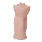 Мастурбатор вагина Real Woman Мулатка со сложным внутренним рельефом - телесный - 14,5 см