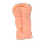 Мастурбатор вагина Real Woman Азиатка со сложным внутренним рельефом - телесный - 14,5 см