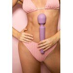 Вибратор Wand с нагревом Svakom Emma Neo 2 с управлением со смартфона и подключением к интерактивным видео - розовый - 29 см Вибратор Wand с нагревом Svakom Emma Neo 2 с управлением со смартфона и подключением к интерактивным видео - розовый - 29 см