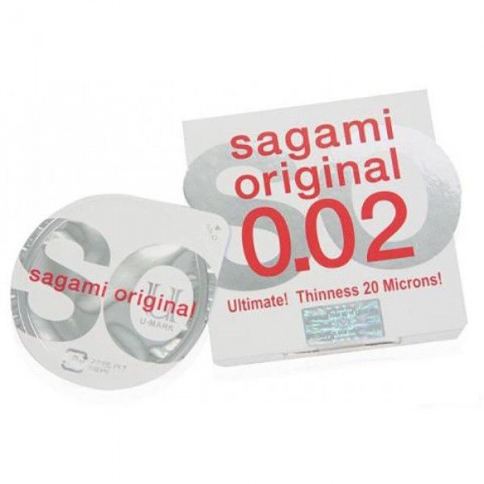 Ультратонкий полиуретановый презерватив Sagami Original 0.02 - 1 шт