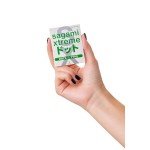 Ультратонкий латексный презерватив с точками Sagami Xtreme Type-E Dotted 0,02 мм - 1 шт
