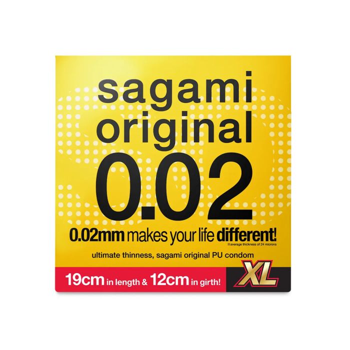 Ультратонкие полиуретановые презервативы Sagami Original 0.02 EXTRA LARGE XL увеличенного размера - 1 шт Ультратонкие полиуретановые презервативы Sagami Original 0.02 EXTRA LARGE XL увеличенного размера - 1 шт