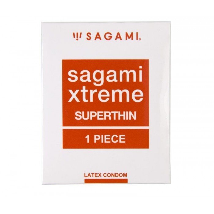 Латексный презерватив Sagami Xtreme Superthin 0,04 мм - 1 шт