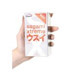 Латексные презервативы Sagami Xtreme Superthin 0,04 мм - 15 шт
