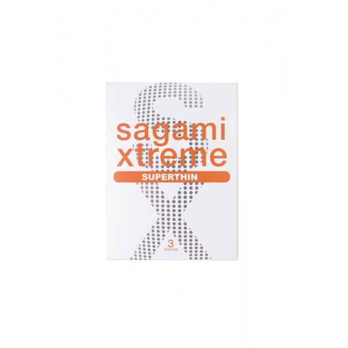 Латексные презервативы Sagami Xtreme Superthin 0,04 мм - 3 шт