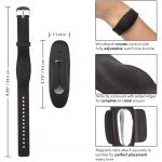 Стимулятор клитора в трусики с пультом-браслетом Lock-N-Play Wristband Remote Panty Teaser - чёрный