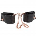 Наручники мягкие Entice French Cuffs с цепью - черные