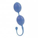 Вагинальные шарики со смещенным центром тяжести L'Amour Premium Weighted Pleasure System - светло-синие