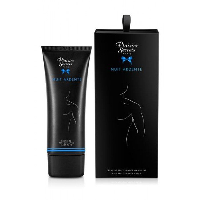 Крем для поддержания эрекции у мужчин Plaisirs Secrets Male Performance Cream Nuit Ardente - 60 мл Крем для поддержания эрекции у мужчин Plaisirs Secrets Male Performance Cream Nuit Ardente - 60 мл
