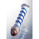 Стеклянный фаллоимитатор Sexus Glass с рельефной спиралью - прозрачный - 17,5 см Стеклянный фаллоимитатор Sexus Glass с рельефной спиралью - прозрачный - 17,5 см