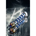 Стеклянный фаллоимитатор Sexus Glass с рельефной спиралью - прозрачный - 17,5 см Стеклянный фаллоимитатор Sexus Glass с рельефной спиралью - прозрачный - 17,5 см